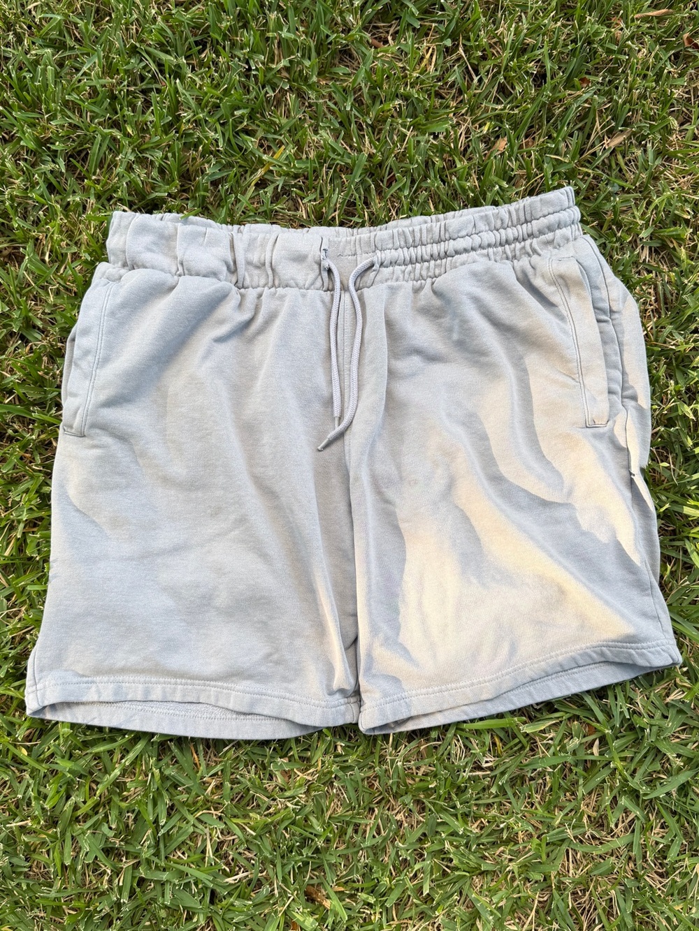 H&M Light Gray Athletic Drawstring Shorts